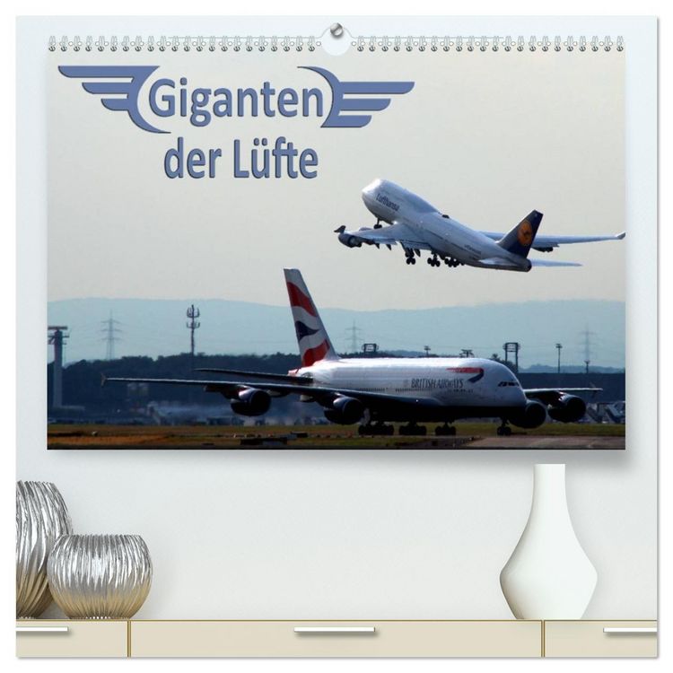 Produktbild: Giganten der L&uuml;fte (hochwertiger Premium Wandkalender 2026 DIN A2 quer), Kunstdruck in Hochglanz