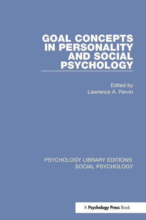 Produktbild: Goal Concepts in Personality and Social Psychology