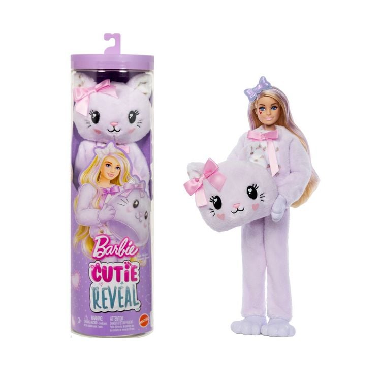 Produktbild: Barbie Cutie Reveal Sweet Bows - Lila K&auml;tzchen