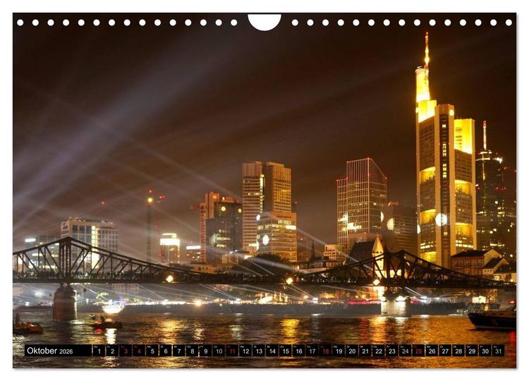 Produktbild: Frankfurt am Main (Wandkalender 2026 DIN A4 quer), CALVENDO Monatskalender