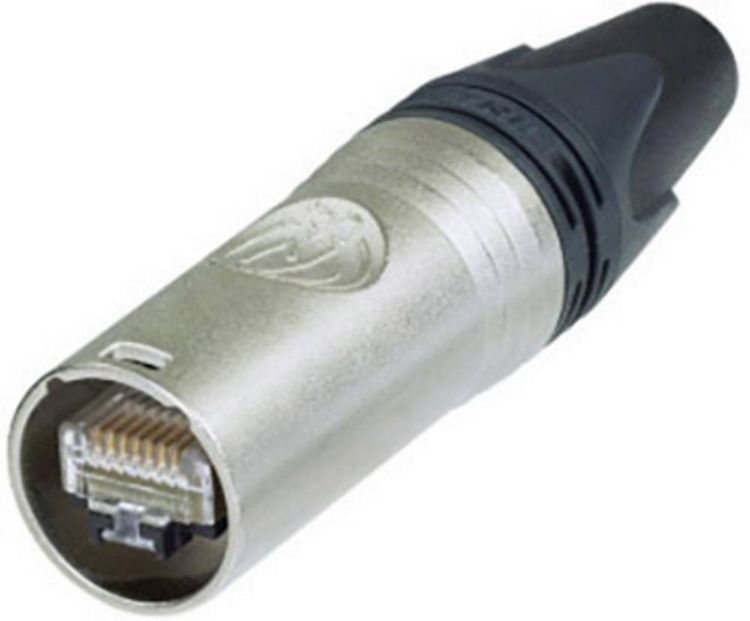 Produktbild: Neutrik etherCON Steckerverbinder NE8MX6-T Stecker, gerade Polzahl Sensoren 8P8C Silber 1 St.