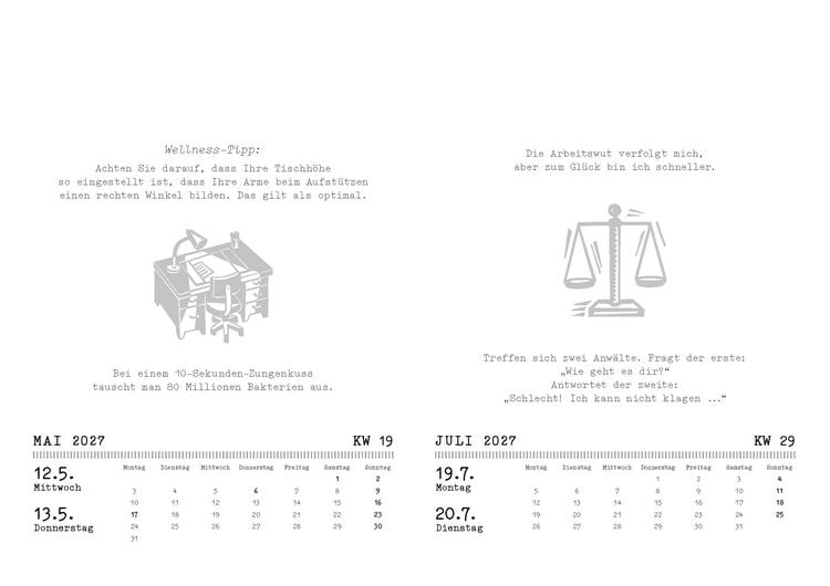 Produktbild: Der B&uuml;rokalender 2027. My home is my office