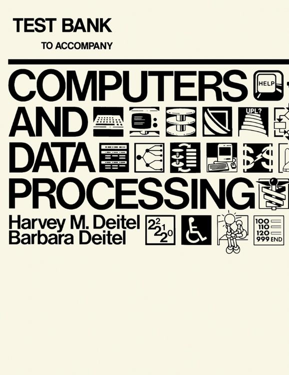 Produktbild: Test Bank to Accompany Computers Data and Processing