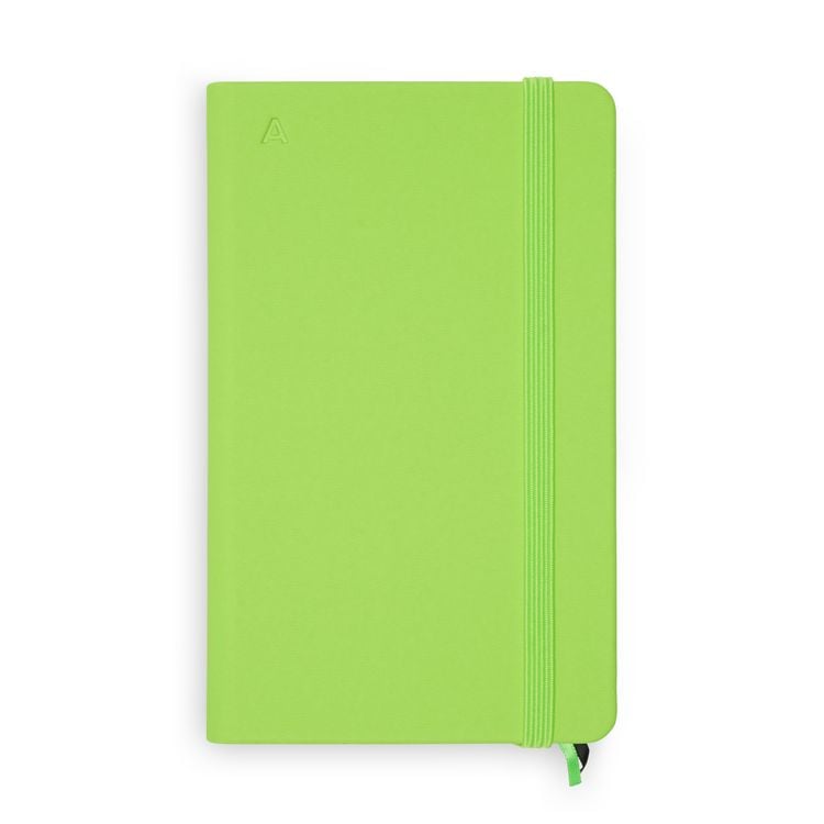 Produktbild: Notizbuch A6 Hardcover Kiwi Green Liniert, 192 Seiten