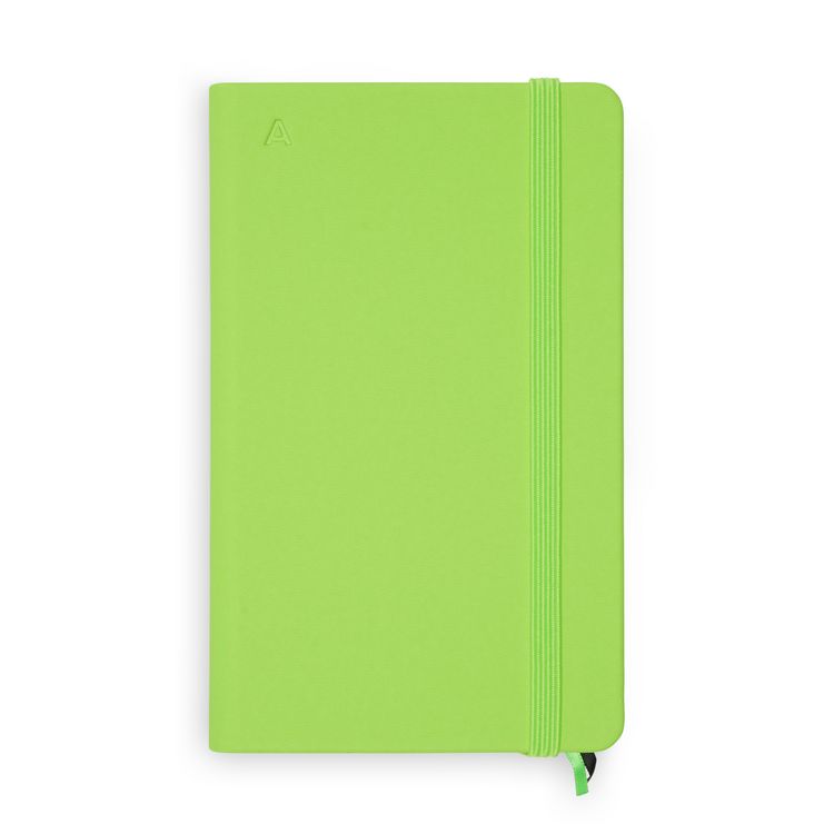 Produktbild: Notizbuch A6 Hardcover Kiwi Green Punktiert, 192 Seiten