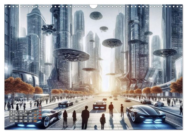 Produktbild: Fantasie und Science Fiction (Wandkalender 2026 DIN A3 quer), CALVENDO Monatskalender