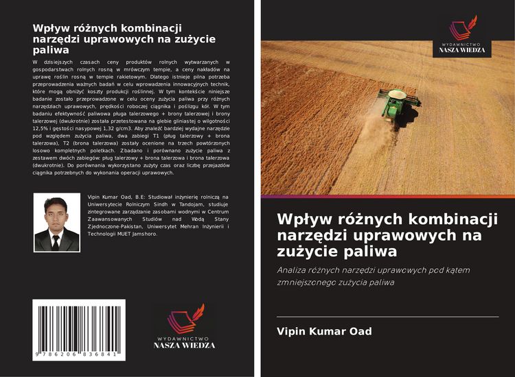 Produktbild: Wp&iquest;yw r&oacute;&iquest;nych kombinacji narz&iquest;dzi uprawowych na zu&iquest;ycie paliwa