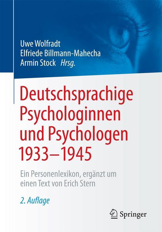 Produktbild: Deutschsprachige Psychologinnen und Psychologen 1933-1945
