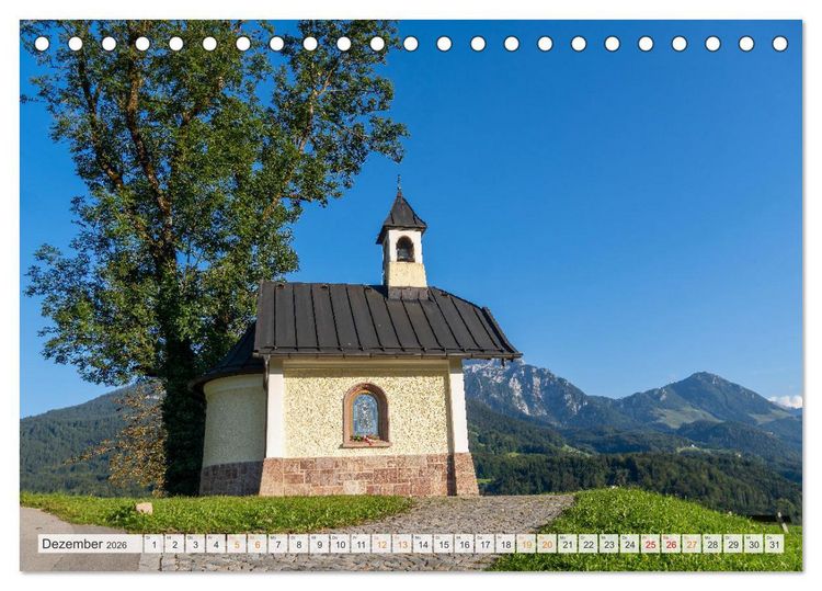 Produktbild: Berchtesgadener Land - Welt der Berge und Seen (Tischkalender 2026 DIN A5 quer), CALVENDO Monatskalender