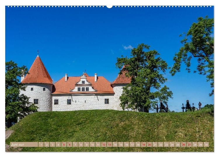 Produktbild: Historisches Baltikum (Wandkalender 2027 DIN A2 quer), CALVENDO Monatskalender