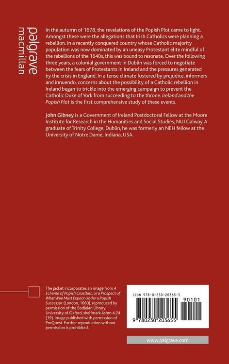 Produktbild: Ireland and the Popish Plot