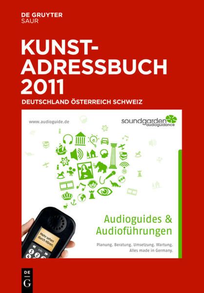 Produktbild: Kunstadressbuch Deutschland, &Ouml;sterreich, Schweiz 2011