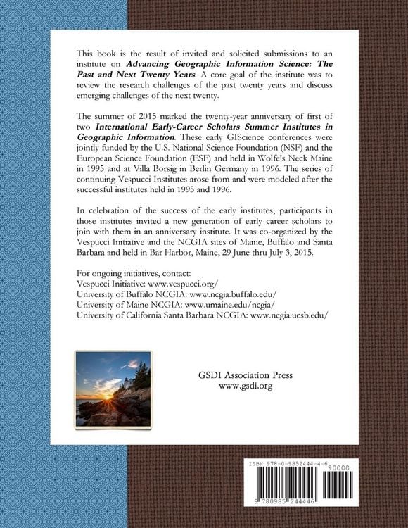 Produktbild: Advancing Geographic Information Science