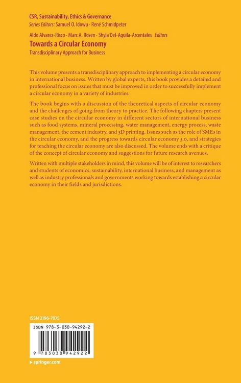 Produktbild: Towards a Circular Economy