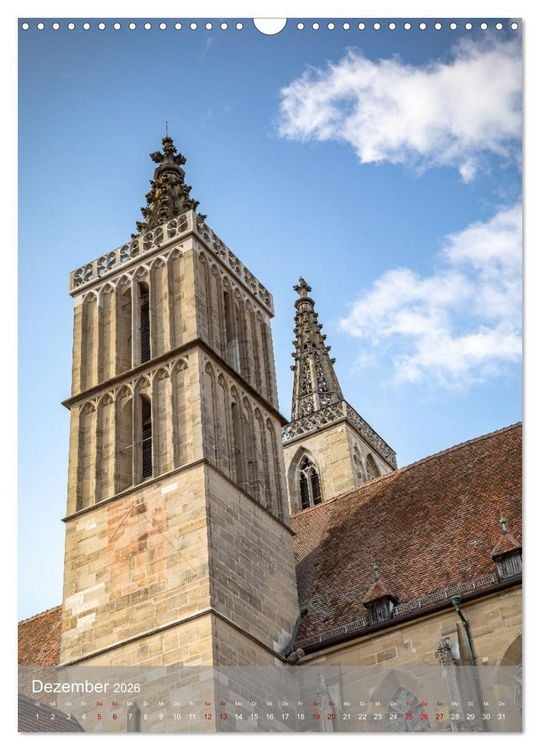 Produktbild: Rothenburg und Umgebung (Wandkalender 2026 DIN A3 hoch), CALVENDO Monatskalender