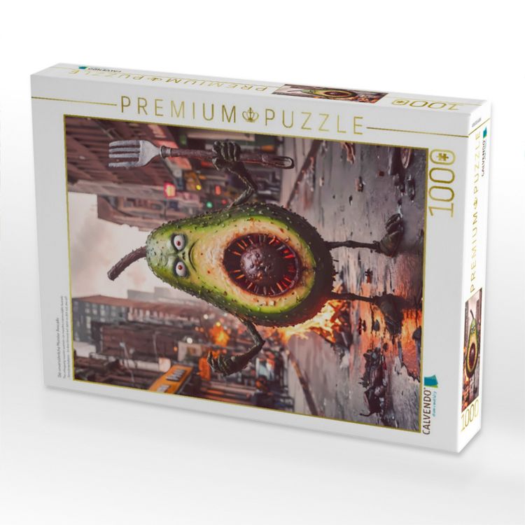 Produktbild: CALVENDO Puzzle Die unvers&ouml;hnliche Monster Avocado | 1000 Teile Lege-Gr&ouml;&szlig;e 64x48cm Foto-Puzzle f&uuml;r gl&uuml;ckliche Stunden