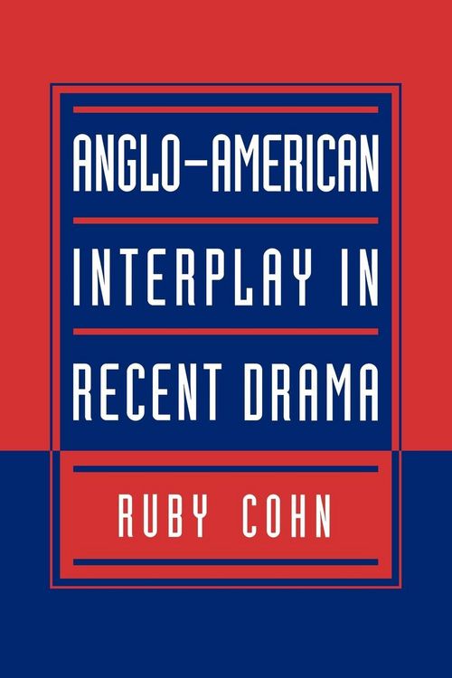 Produktbild: Anglo-American Interplay in Recent Drama