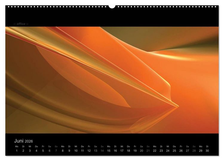 Produktbild: Abstrakte Kunst (hochwertiger Premium Wandkalender 2026 DIN A2 quer), Kunstdruck in Hochglanz