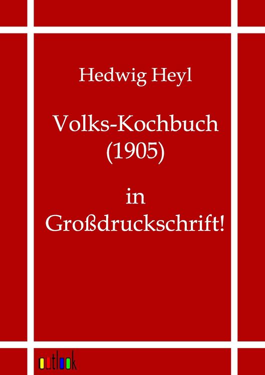 Produktbild: Volks-Kochbuch (1905)