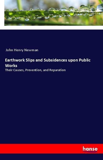 Produktbild: Earthwork Slips and Subsidences upon Public Works
