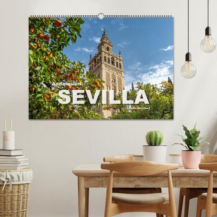 Produktbild: Andalusien - Sevilla (Wandkalender 2026 DIN A2 quer), CALVENDO Monatskalender