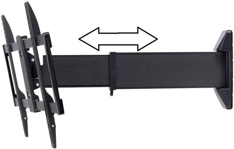 Produktbild: SpeaKa Professional TV-Wandhalterung 94,0 cm (37") - 177,8 cm (70") Neigbar, Schwenkbar, Rotierbar, Ausziehbar