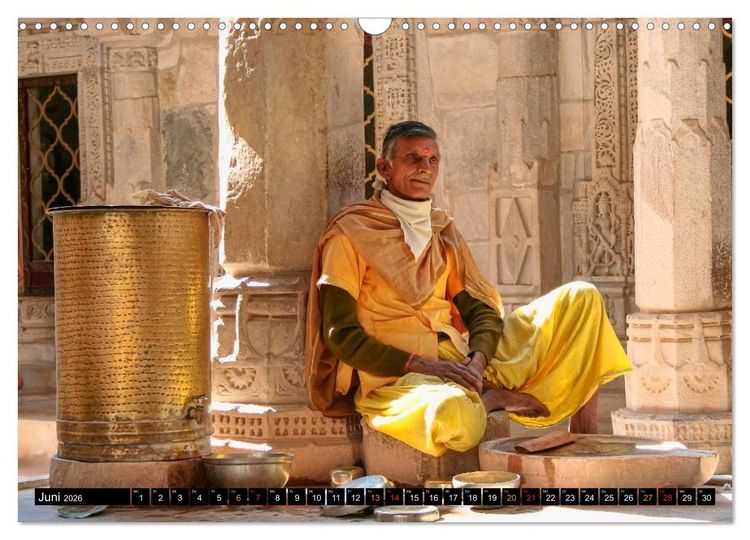 Produktbild: Buddhistische M&ouml;nche - das Leben f&uuml;r Buddha (Wandkalender 2026 DIN A3 quer), CALVENDO Monatskalender