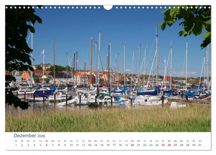 Produktbild: Flensburg 2026. Impressionen rund um den Hafen (Wandkalender 2026 DIN A3 quer), CALVENDO Monatskalender