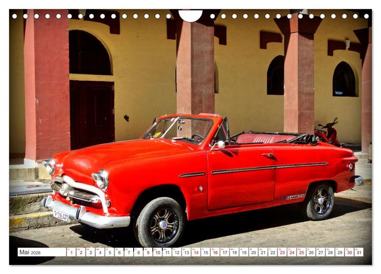 Produktbild: AMERICAN CAR 1950 (Wandkalender 2026 DIN A4 quer), CALVENDO Monatskalender
