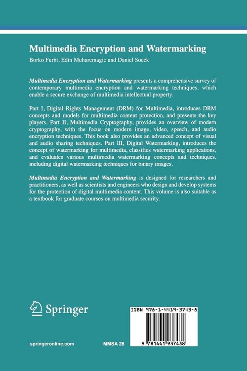 Produktbild: Multimedia Encryption and Watermarking
