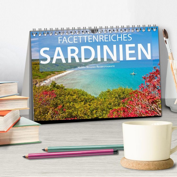 Produktbild: Facettenreiches Sardinien (Tischkalender 2026 DIN A5 quer), CALVENDO Monatskalender