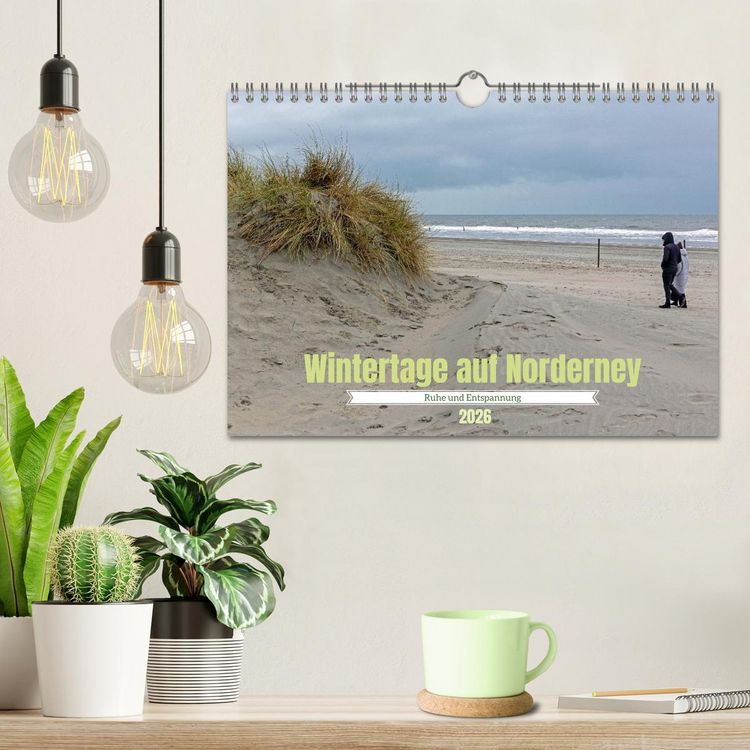 Produktbild: Wintertage auf Norderney (Wandkalender 2026 DIN A4 quer), CALVENDO Monatskalender