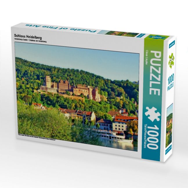 Produktbild: CALVENDO Puzzle Schloss Heidelberg 1000 Teile Puzzle quer | 1000 Teile Lege-Gr&ouml;&szlig;e 64 &times; 48 cm Foto-Puzzle f&uuml;r gl&uuml;ckliche Stunden