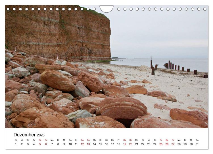 Produktbild: Deutsche Hochseeinsel Helgoland (Wandkalender 2026 DIN A4 quer), CALVENDO Monatskalender