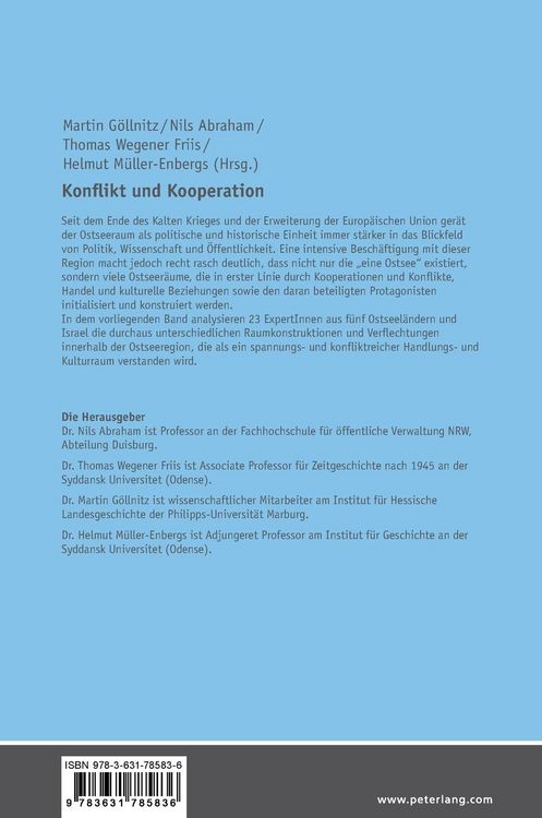 Produktbild: Konflikt und Kooperation