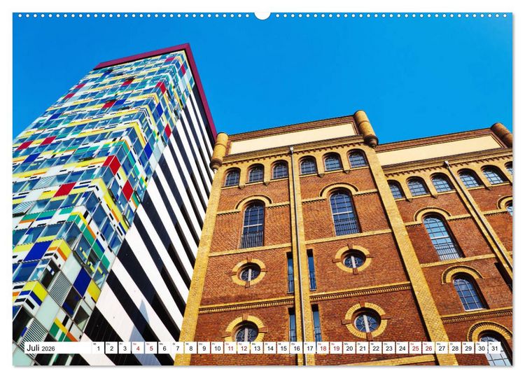Produktbild: Architektonische Zeitspr&uuml;nge (Wandkalender 2026 DIN A2 quer), CALVENDO Monatskalender