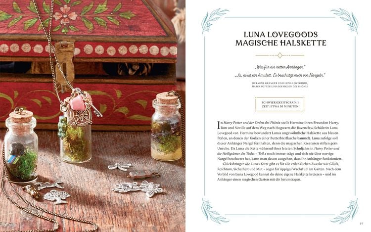 Produktbild: Aus den Filmen zu Harry Potter: Magische Kr&auml;uterkunde - Zauberhafte DIY-Projekte, Terrarien und viele weitere gr&uuml;ne Inspirationen