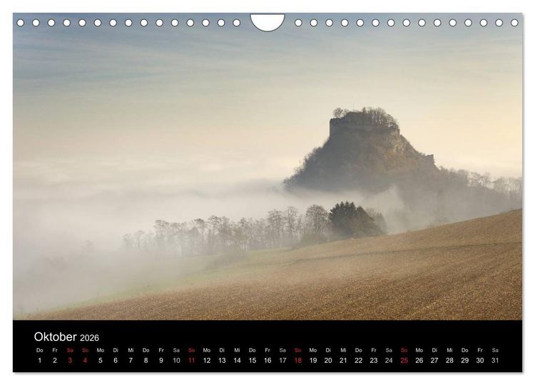 Produktbild: Vulkanlandschaft Hegau 2026 (Wandkalender 2026 DIN A4 quer), CALVENDO Monatskalender