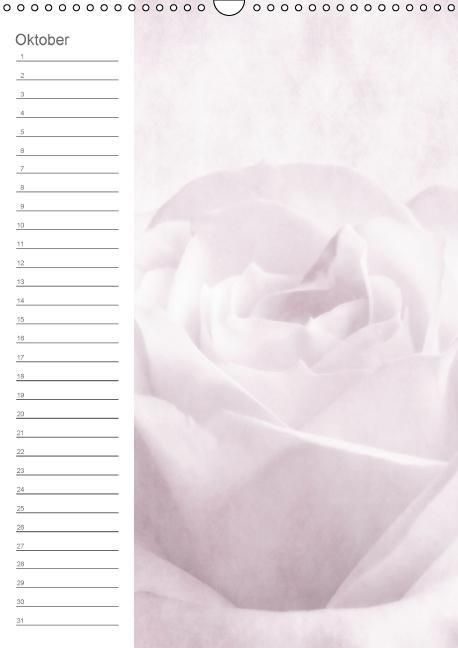 Produktbild: Zarte Bl&uuml;ten / Geburtstagskalender (Wandkalender immerw&auml;hrend DIN A3 hoch)