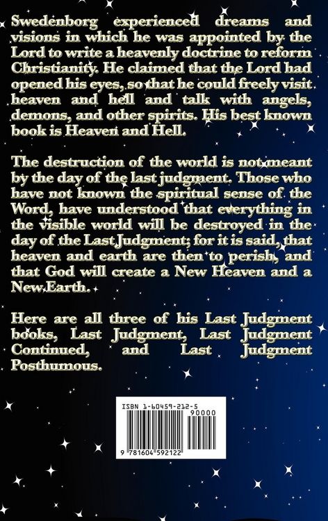 Produktbild: The Teachings of Emanuel Swedenborg - Last Judgment, Last Judgment Continued, and Last Judgment Posthumous