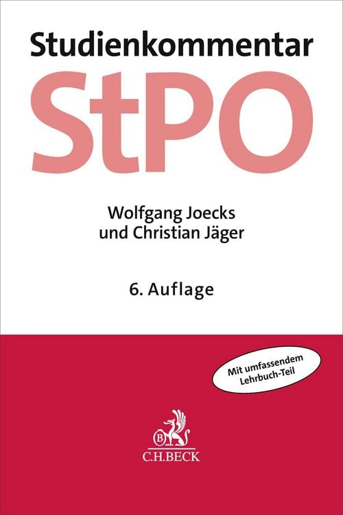 Produktbild: Strafprozessordnung. StPO