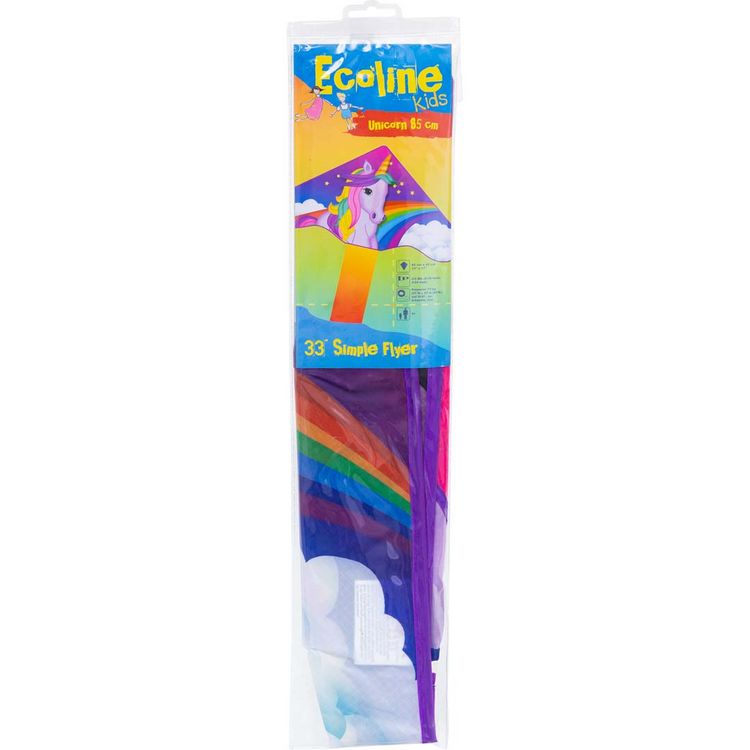 Produktbild: Ecoline: Simple Flyer Unicorn 85 cm