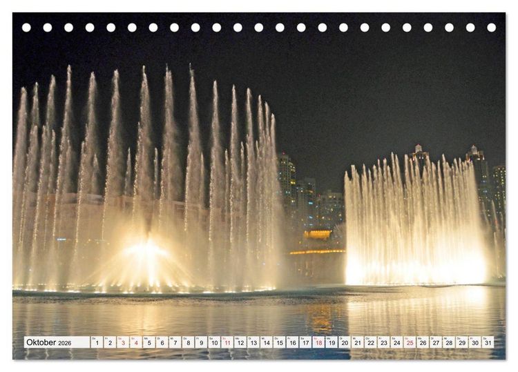 Produktbild: Einzigartiges DUBAI, die Metropole der Superlative (Tischkalender 2026 DIN A5 quer), CALVENDO Monatskalender