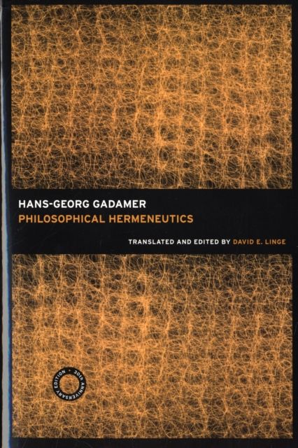 Produktbild: Gadamer, H: Philosophical Hermeneutics, 30th Anniversary Edi