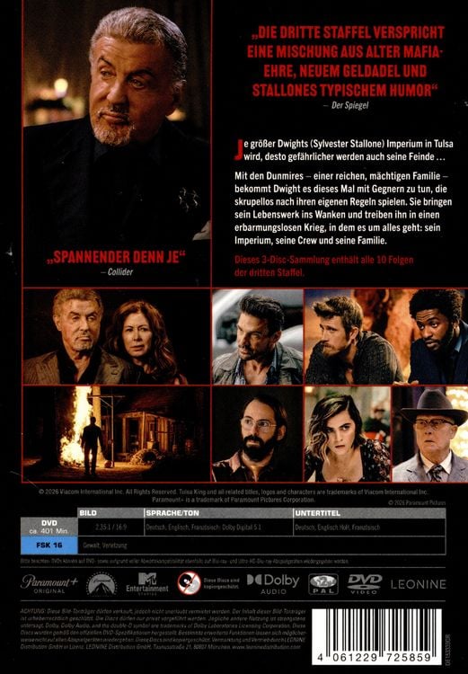 Produktbild: Tulsa King - Staffel 3 [3 DVDs]