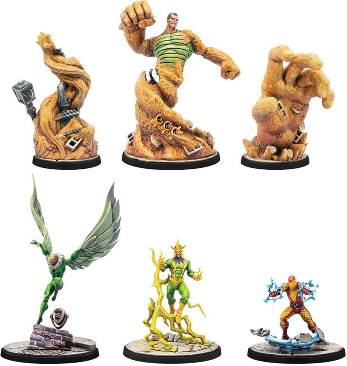 Produktbild: Marvel: Crisis Protocol Electro, Sandman, Shocker & Vulture