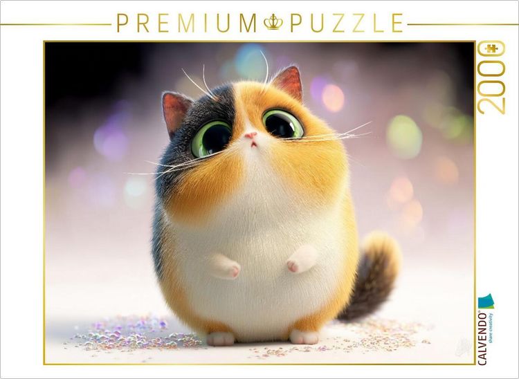 Produktbild: CALVENDO Puzzle Ein Motiv aus dem Kalender Katzenhumor im Blick | 2000 Teile Lege-Gr&ouml;&szlig;e 90x67cm Foto-Puzzle f&uuml;r gl&uuml;ckliche Stunden