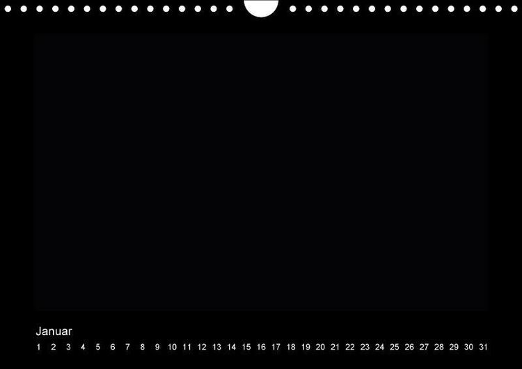 Produktbild: K. A., K: Geburtstags - Bastelkalender - Schwarz (Wandkalen