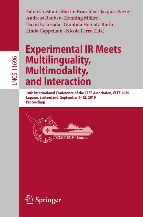 Produktbild: Experimental IR Meets Multilinguality, Multimodality, and Interaction