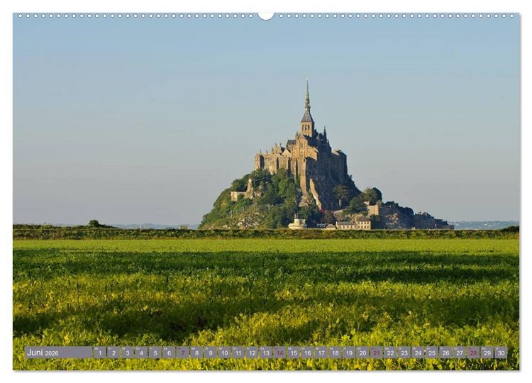 Produktbild: Le Mont-Saint-Michel - Sagenumwobener Klosterberg im Watt (Wandkalender 2026 DIN A2 quer), CALVENDO Monatskalender